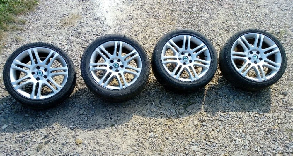 Диски Титани 5x112 ET46 R18  Skoda Superb 2 Passat Golf Audi Seat