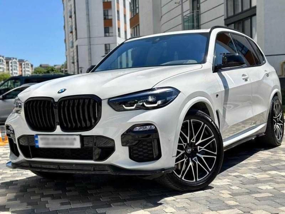 Губа BMW X5 G05 M-Sport тюнинг обвес сплиттер элерон