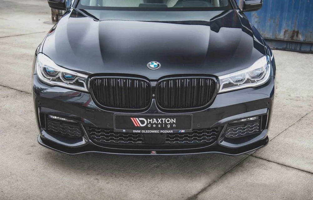 Губа bmw 7 g11 g12 (15-18) m sport тюнинг обвес сплиттер юбка (maxton)