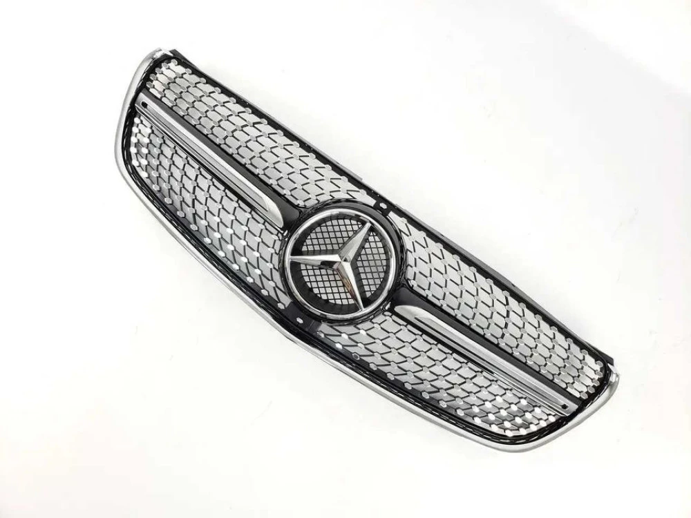 Решетка mercedes V-Class W447 14-19г.Diamond Black без камеры