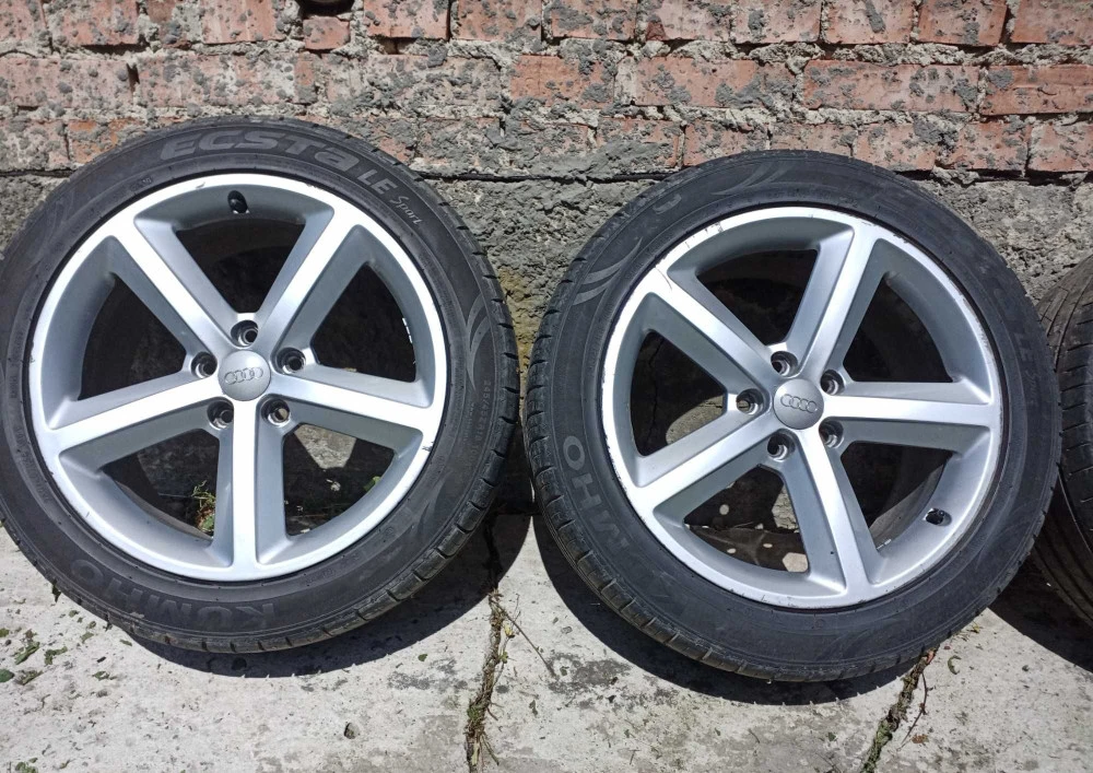 Диски Титани Колеса з резиною 245/45/R18 8Jx18H2 ET47 Audi A4 B8 A5 A6