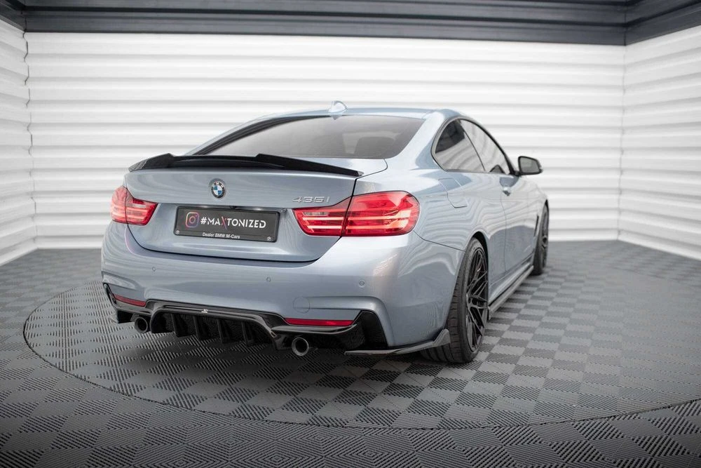 Губа BMW F32 F33 F36 M-Sport тюнинг обвес сплиттер пороги диффузор