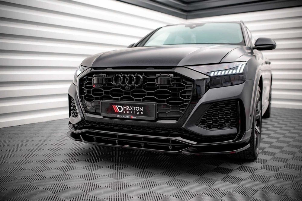 Губа Audi RSQ8 тюнинг обвес сплиттер юбка пороги диффузор спойлер