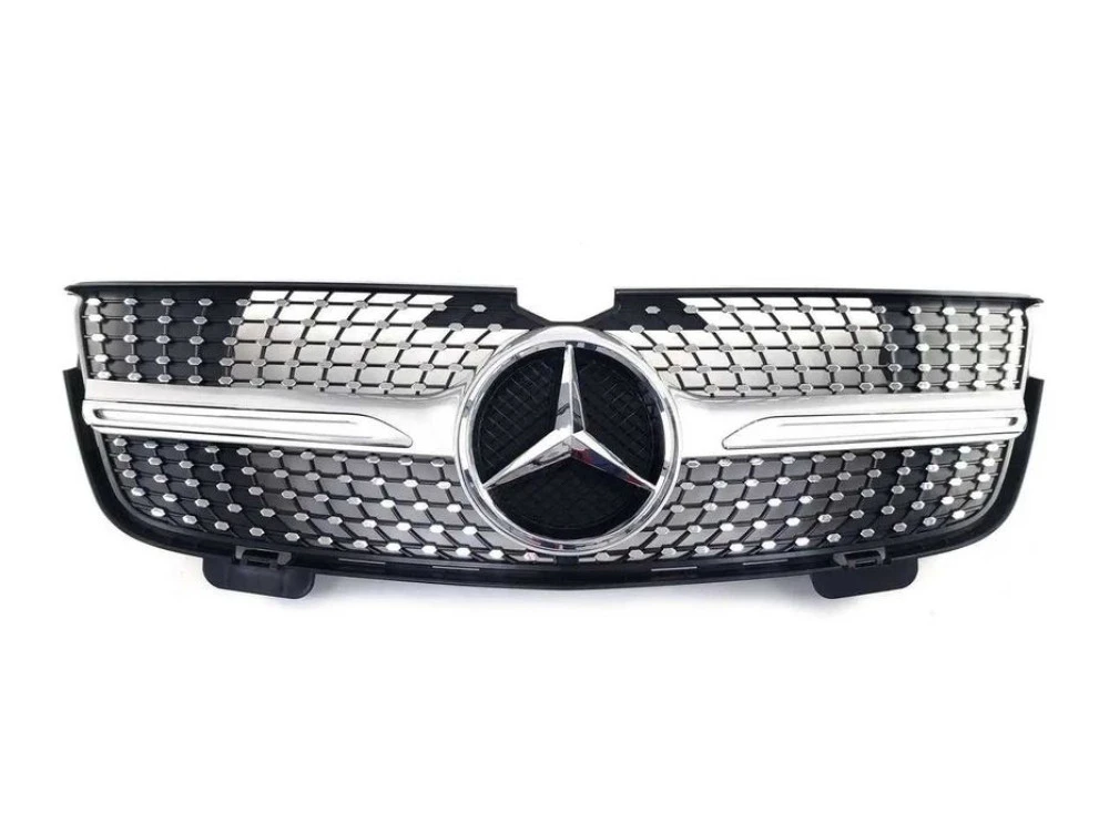 Решетка радиатора mercedes GL/Х164 2007-2009год.Diamond silver