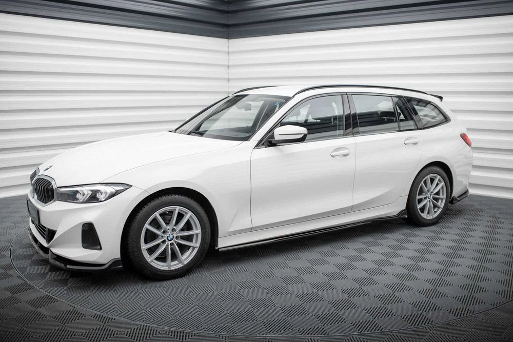 Сплиттер BMW G20 lci (2022+) тюнинг обвес губа юбка