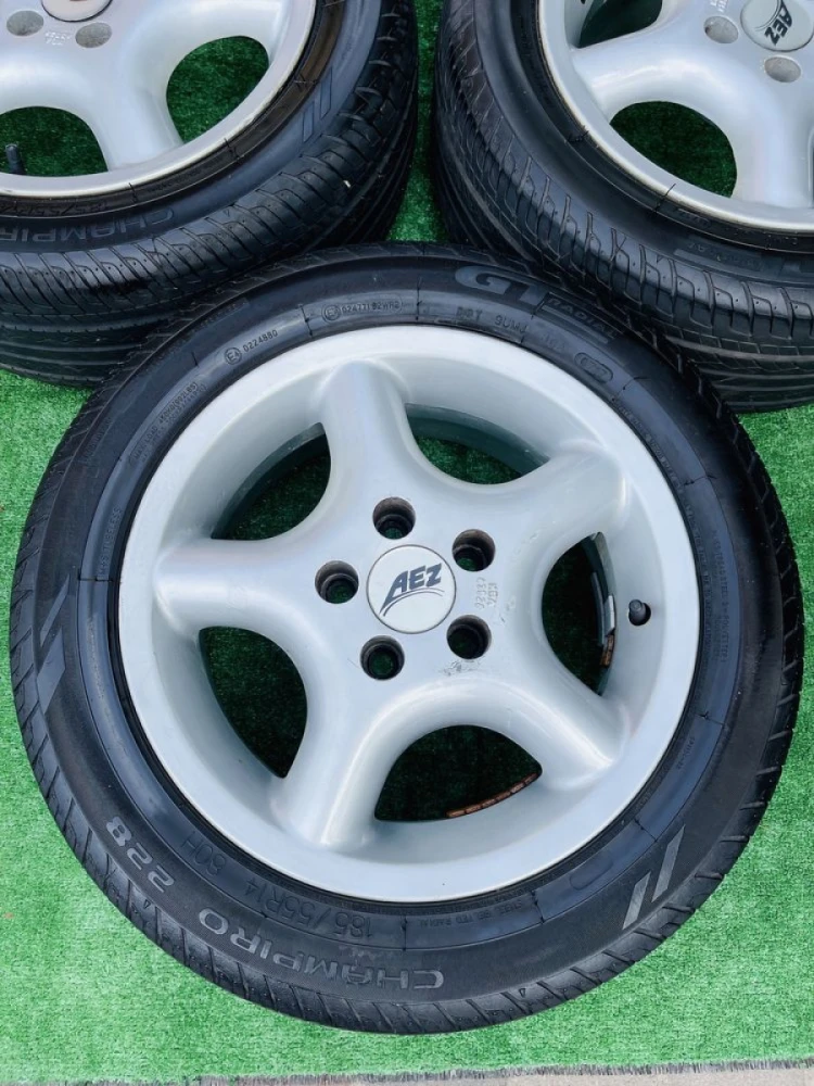 Диски 5/100 R14 з резиною 185/55