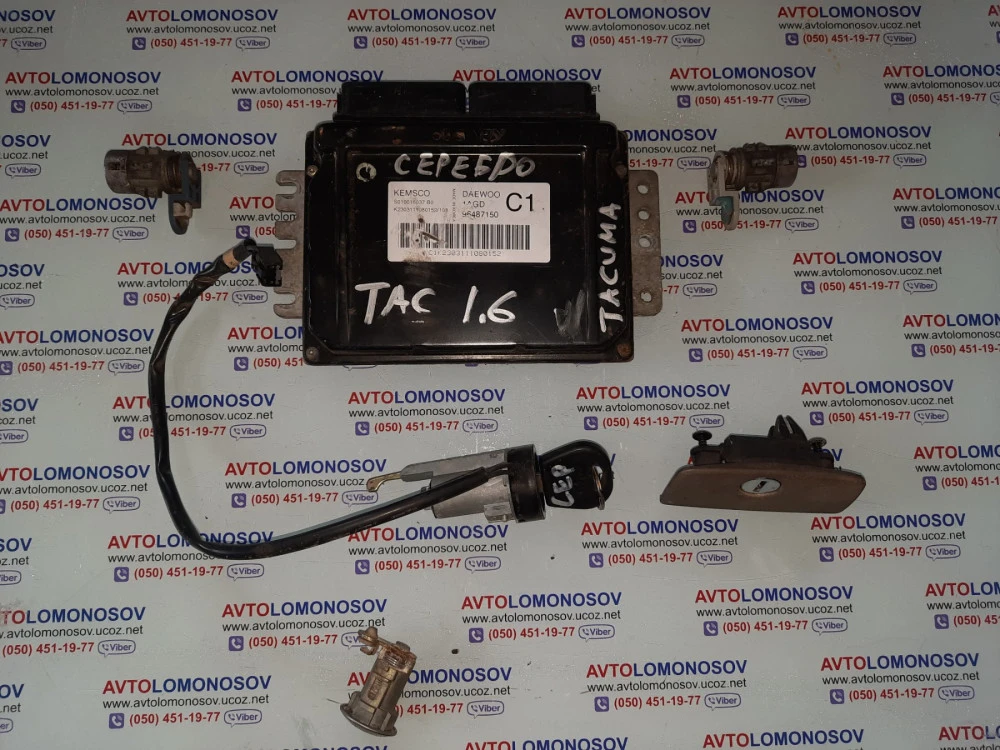 ЭБУ Электронный блок управления двигателя Chevrolet Tacuma 1.6 96487150 s010016037