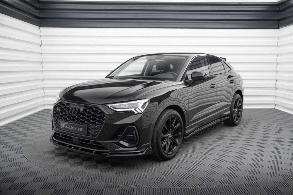 Тюнинг Audi Q3 F3 Sportback 2019+ обвес губа сплиттер пороги диффузор