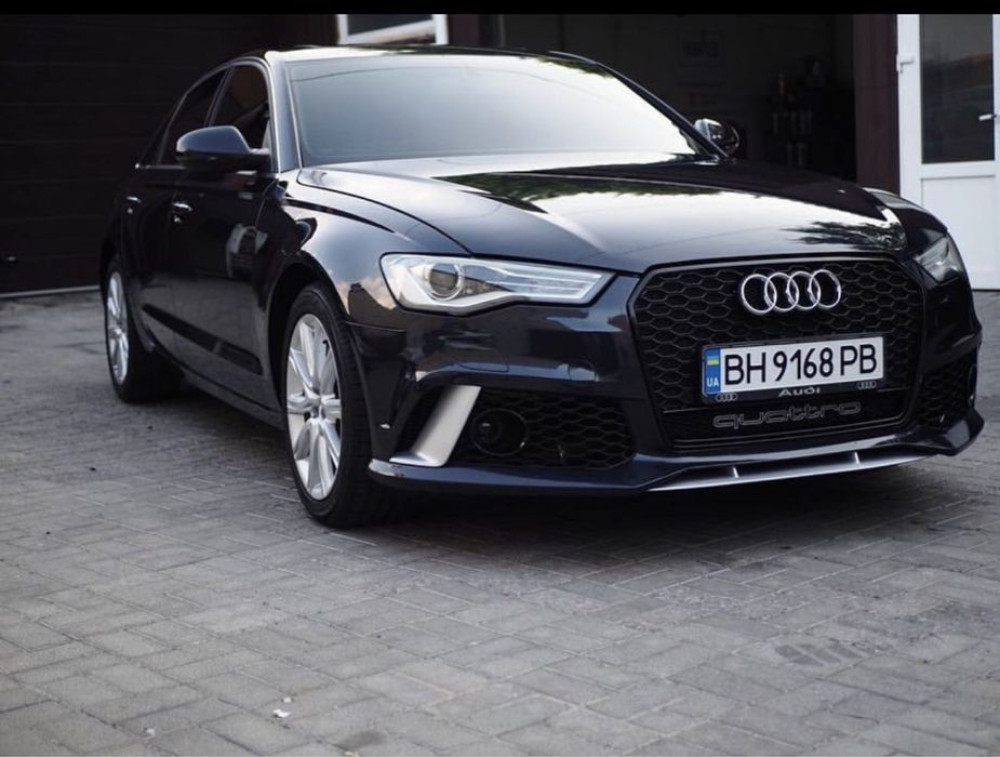 Бампер передний стиль RS6 для Audi A6 C7 2011-2015