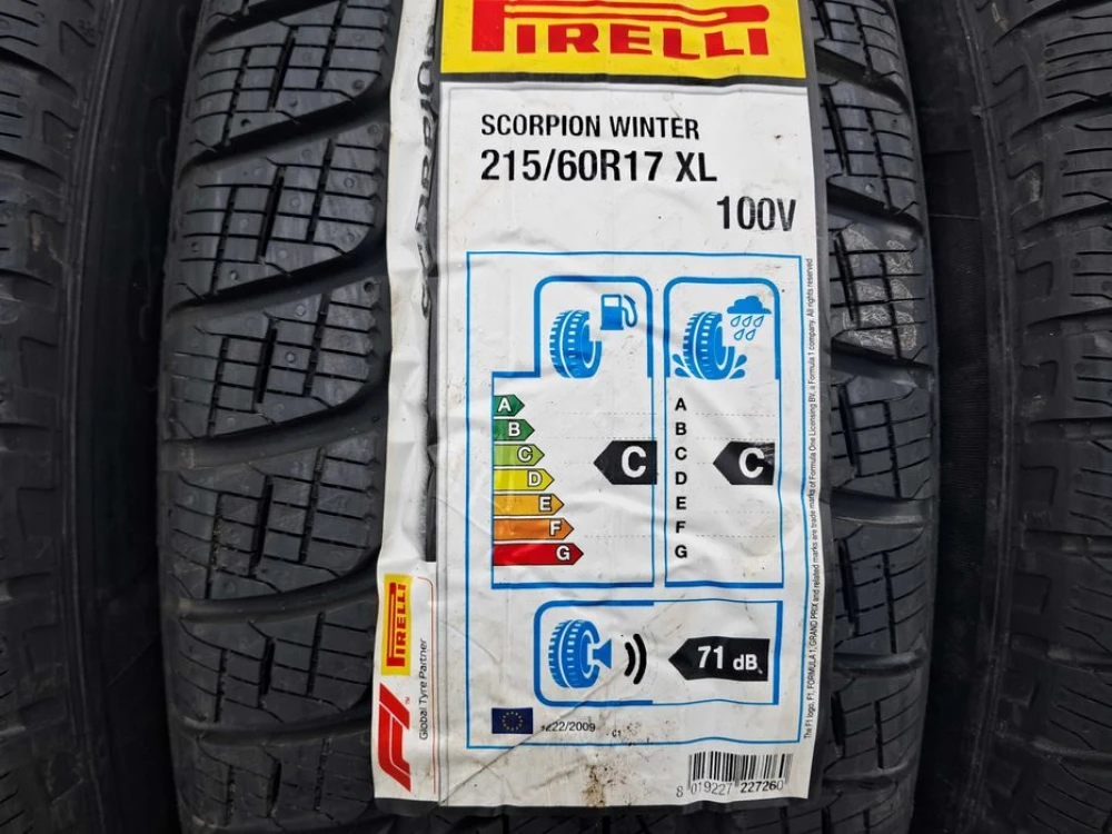 Резина зима НОВА Pirelli 215/60 R17 Scorpion Winter
