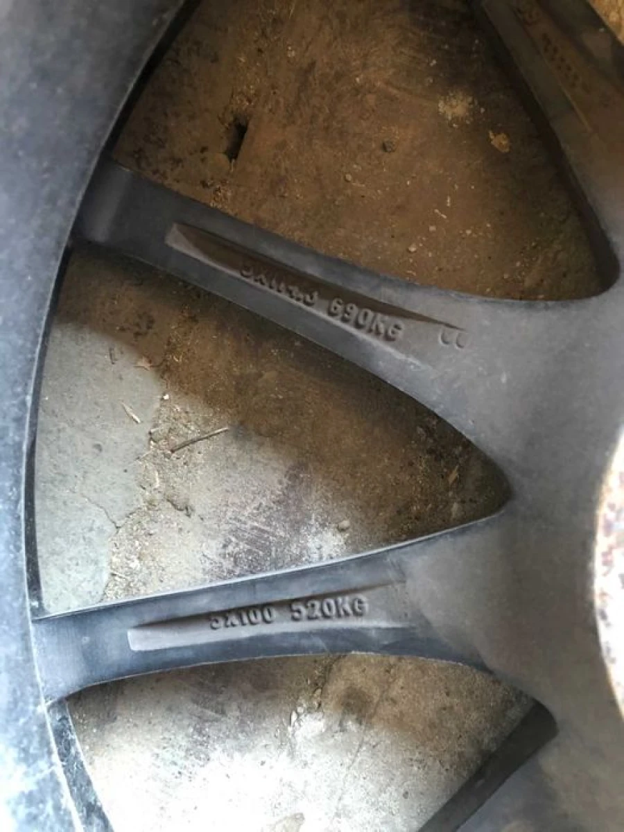 2 Колеса диски R17 5*114.3, 5*100 резина 215/55/17 Michelin с Fusion