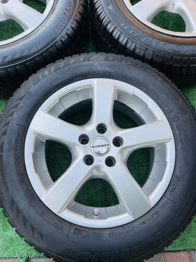 Диски 5/100 R15 з резиною 195/65