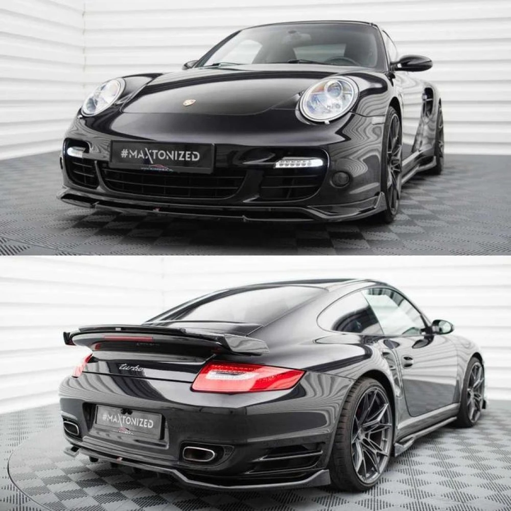 Тюнинг Porsche 911 Turbo 997 обвес сплиттер губа юбка пороги диффузор