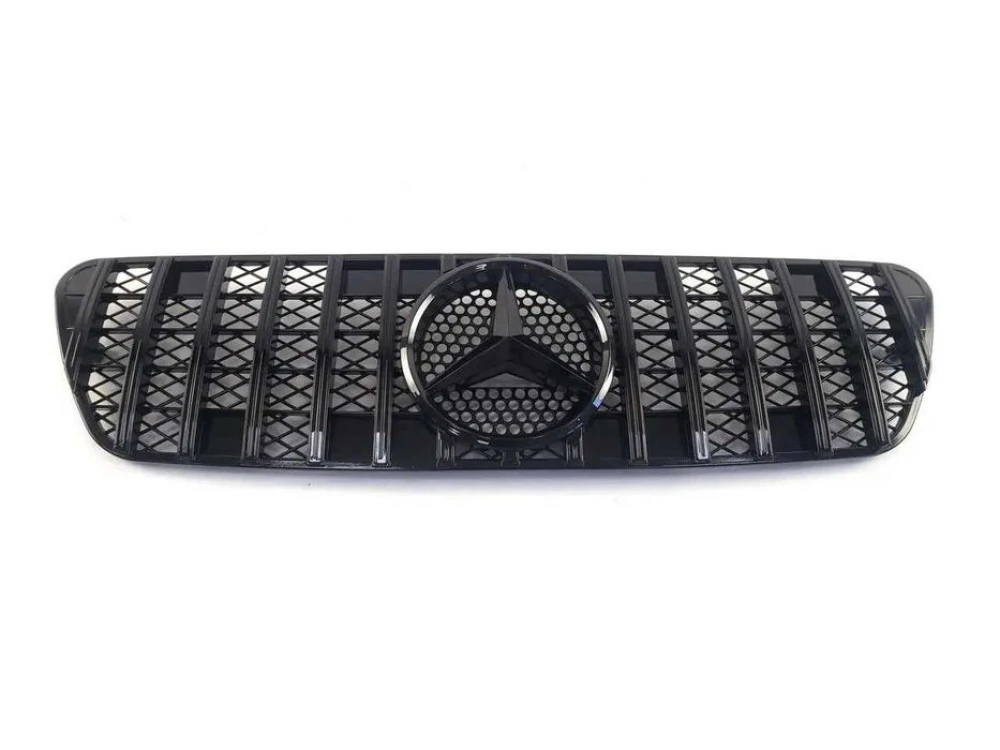 Решетка радиатора mercedes MLw163 1997-2005год.GTстиль(Full Black)