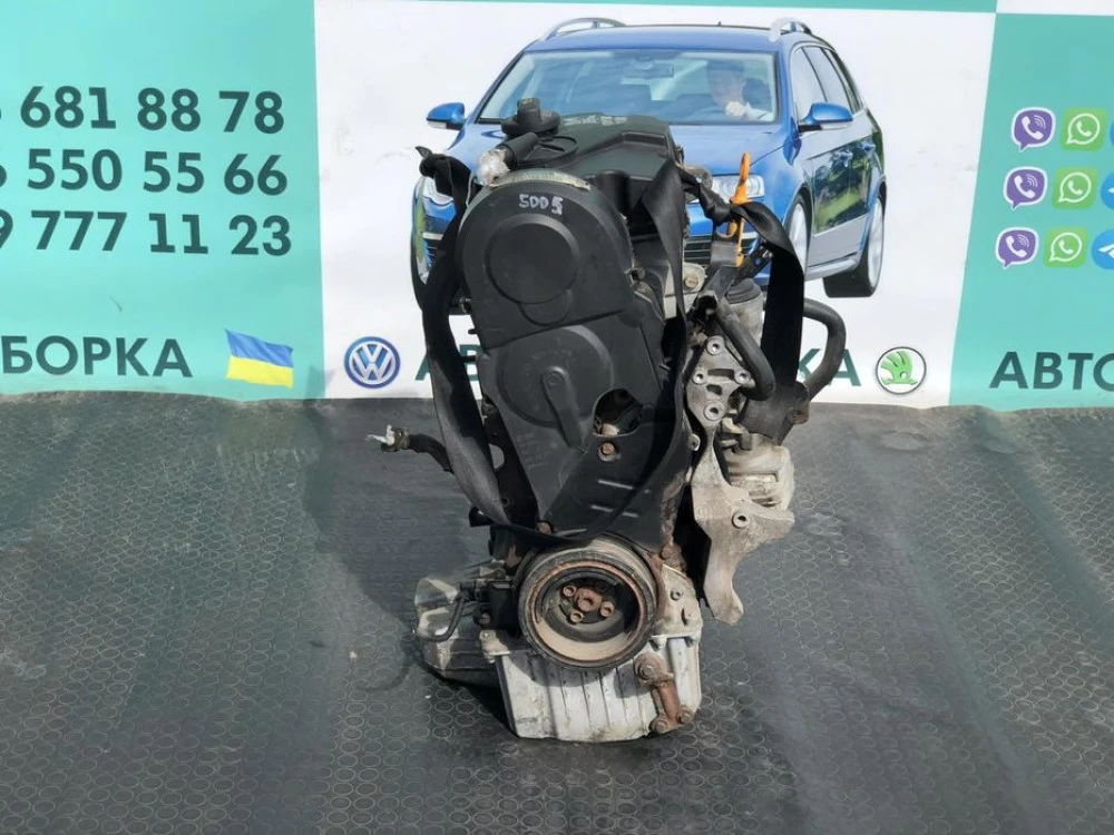 Двигатель мотор 1.4 tdi bnm skoda fabia golf 5 51кв 70кс