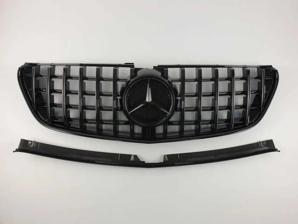 Решетка mercedes V-Class W447 14-19г.GT стиль ( Black) без камери