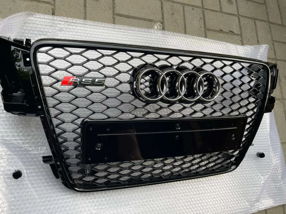 Решітка радітора Audi A5 8T (07-11) тюнинг решетка стиль RS5