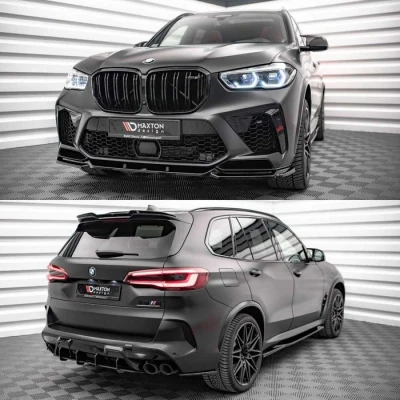 Тюнинг обвес BMW X5M F95 сплиттер губа пороги диффузор спойлер