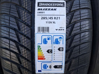 Резина зима НОВА Bridgestone 285/45 R21 Blizzak LM001 BFT BMW X7 DOT23