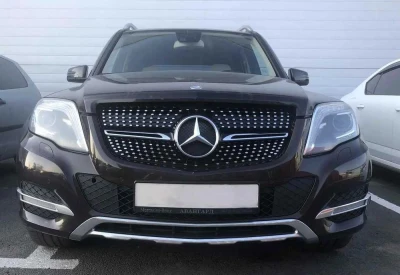 Решетка радиатора mercedes x204 glk тюнинг решітки diamond gt amg