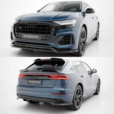 Тюнинг обвес Audi Q8 губа сплиттер пороги диффузор юбка спойлер