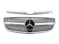 Решетка радиатора mercedes Vito W447 14-19г.Diamond Silver с камерой