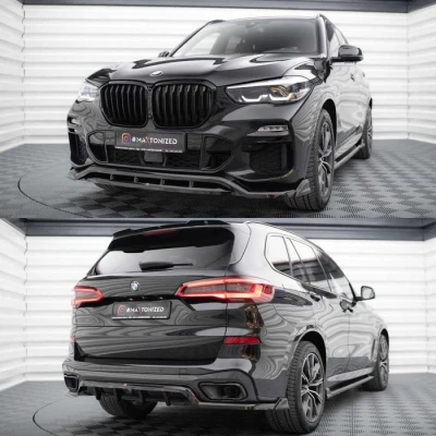 Обвес BMW X5 G05 M-Sport тюнинг губа юбка сплиттер элерон диффузор