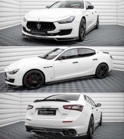 Тюнинг Maserati Ghibli обвес сплиттер элерон пороги диффузор спойлер