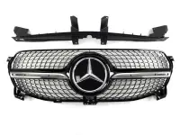 Решетка радиатора mercedes GLEw167 19-20г.Diamond Black(Normal бампер)