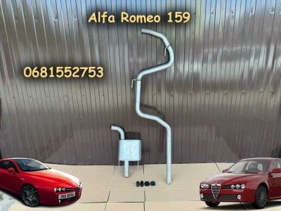 Вихлопна труба Alfa Romeo 159 Глушник Труба Альфа Выхлопная Глушитель