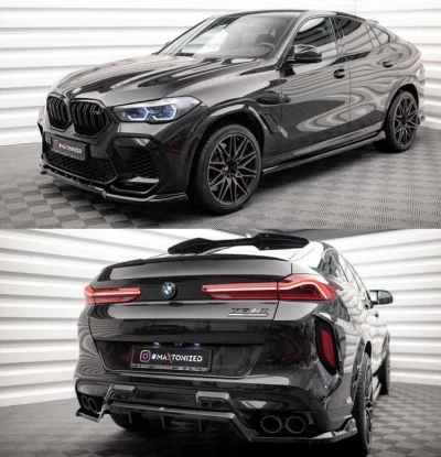 Тюнинг BMW X6M F96 обвес губа сплиттер пороги диффузор спойлер