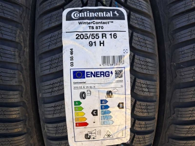 Резина зима НОВА Continental 205/55 R16 WinterContact TS870 2022 рік