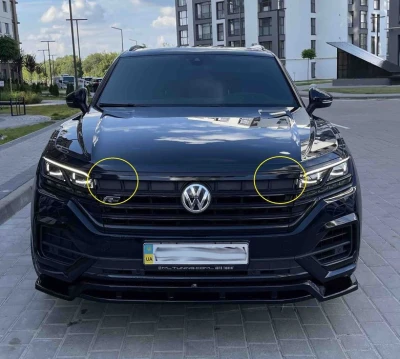 Заглушки в решетку VW Touareg 3 CR 760 заглушкі в решітку