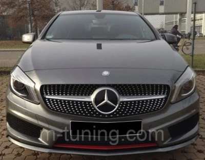 Решетка радиатора Mercedes A CLA W176 W177 W117 стиль AMG GT Diamond